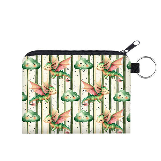 Mini Pouch - Dragon Cloud Stripes