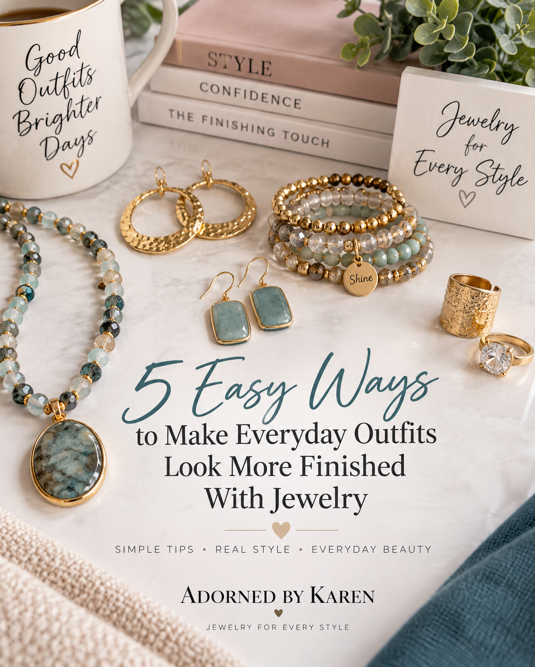 5 Easy Ways to Make Everyday Outfits Look More Finished With Jewelry