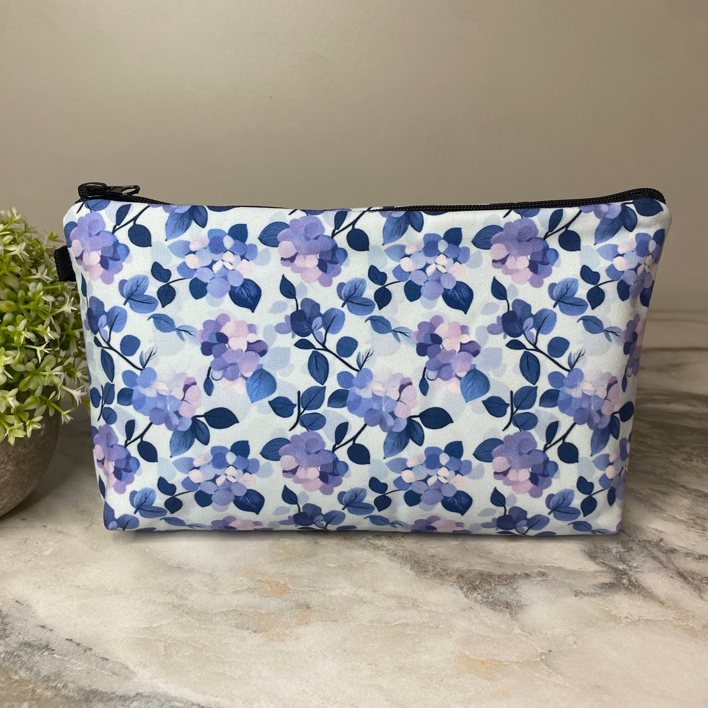 Pouch - Floral Purple Hydrangea