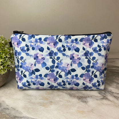Pouch - Floral Purple Hydrangea