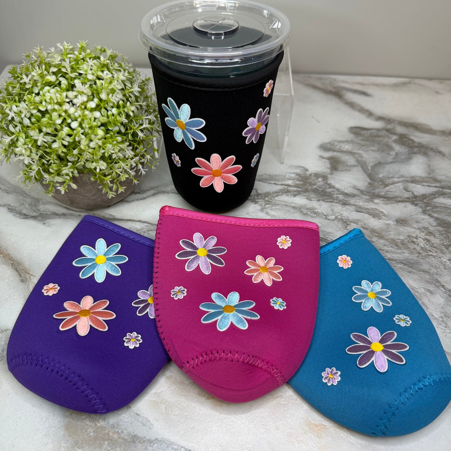 Bundled Set - Floral Patches Pink