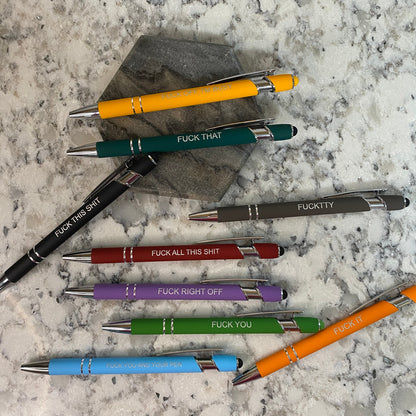 Pen and Stylus - Adult, Fuck, F Word, Swear